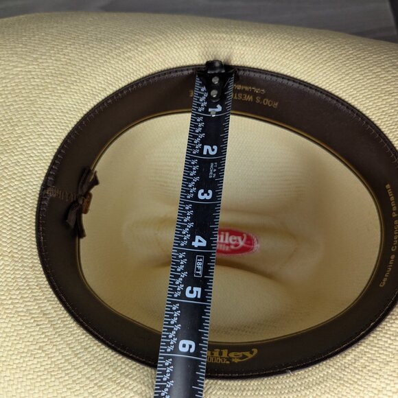 Bailey U-Rollit Genuine Cuena Panama Women\'s Hat w/Feathers Size 6 7/8 w/Box main image 16